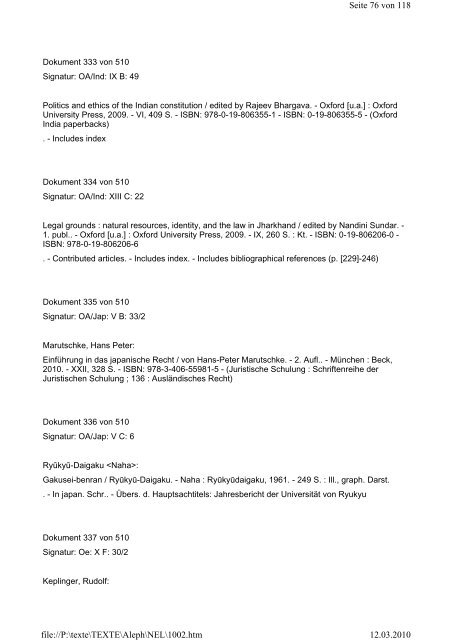 Februar 2010 (464.5 KB) - Max-Planck-Institut für ausländisches ...