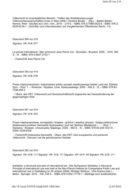 Februar 2010 (464.5 KB) - Max-Planck-Institut für ausländisches ...