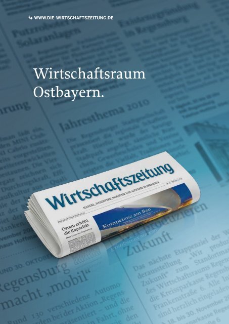 Wirtschaftsraum Ostbayern. - Wirtschaftszeitung