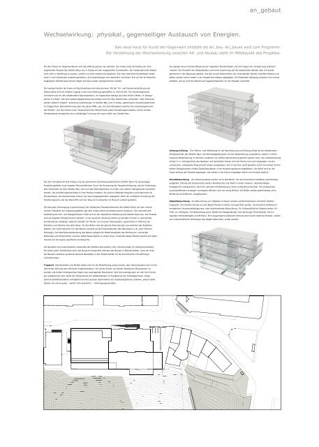 1. Preis: Angebaut (pdf) - Kunstmuseum Bern