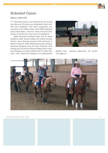 QHT - Czech Quarter Horse Association