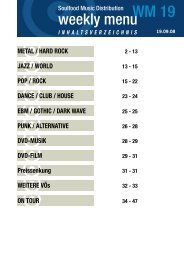 Tourdaten - Soulfood