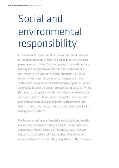 Corporate Social Responsibility Report (810 KB) - Tognum AG