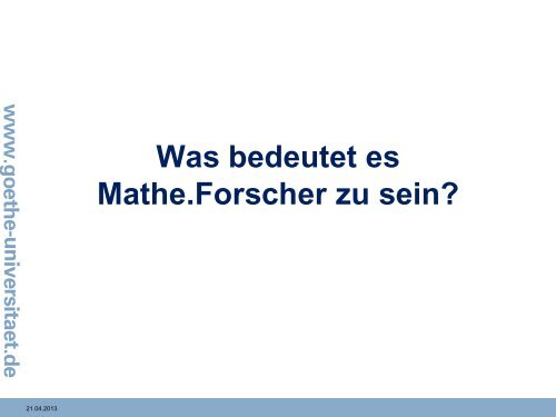 Die Workshop-Unterlagen von Prof. Dr. Matthias ... - Mathe.Forscher