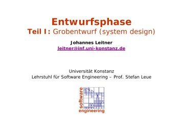 Was ist eine Komponente? - Universität Konstanz