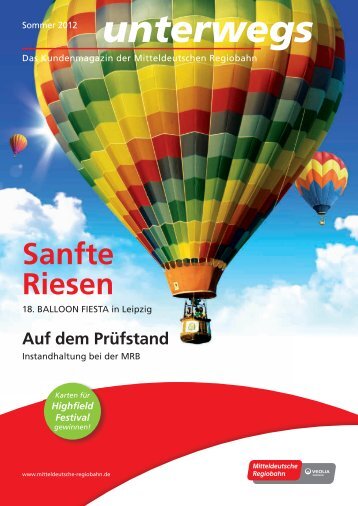 Download PDF unterwegs 2012 Nr. 2 - Mitteldeutsche Regiobahn