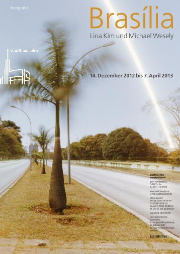 Flyer Ausstellung Brasilia - Stadthaus Ulm