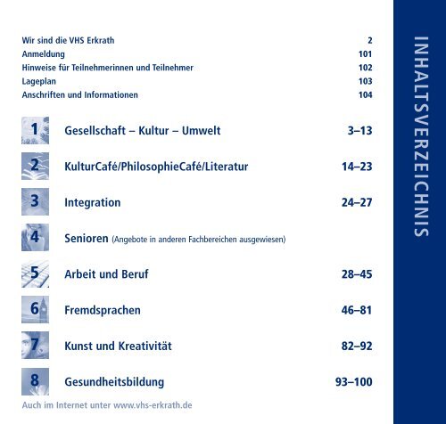 NEU - Volkshochschule der Stadt Erkrath