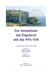 Die Venusblume das Engelsrad und das Alte Volk - meinThema