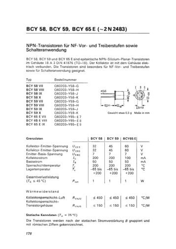 BCY 58, BCY 59, BCY 65 E (N2N 2483) - Hhcuno.de