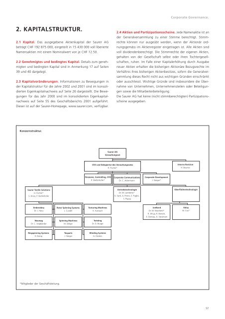 DER GESCHÄFTSBERICHT 2002. - Oerlikon Barmag