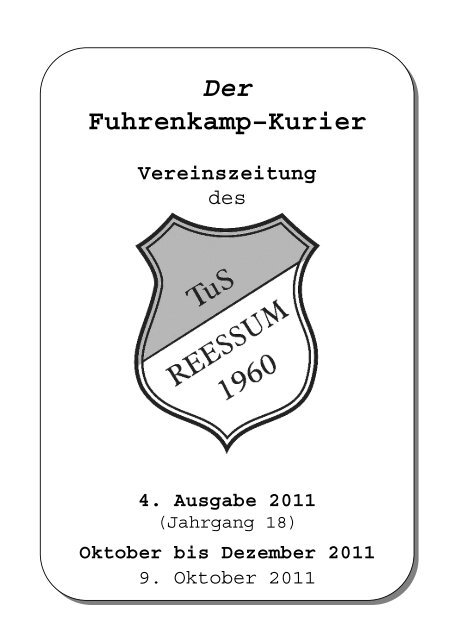 Der Fuhrenkamp–Kurier - Tus Reeßum