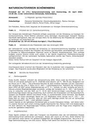 Protokoll GV 2007, PDF - Naturschutzverein Schönenberg