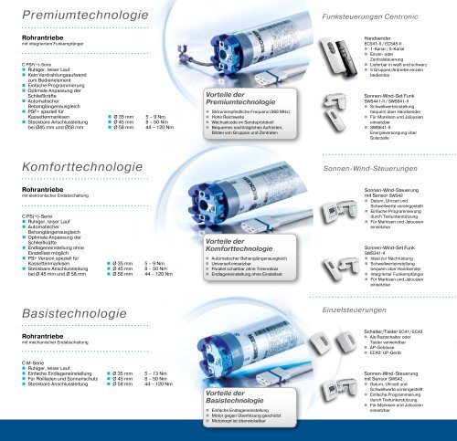 Broschüre Rollladen und Sonnenschutz.pdf - Becker Antriebe GmbH