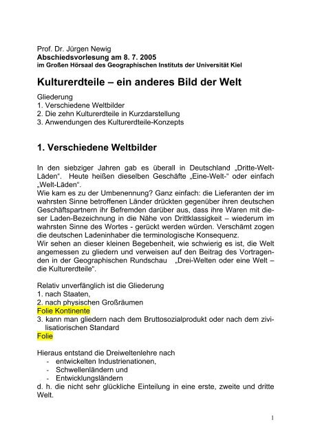 Text - Schleswigholstein.erdkunde.com