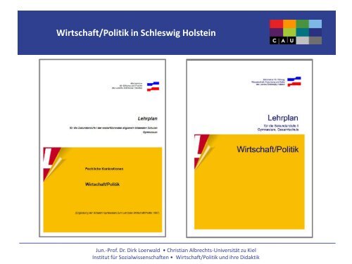 Wirtschaft/Politik - Institut für Sozialwissenschaften - Christian ...