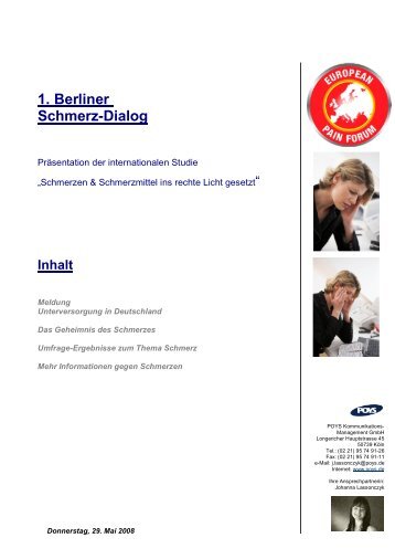 1. Berliner Schmerz-Dialog - Nurofen