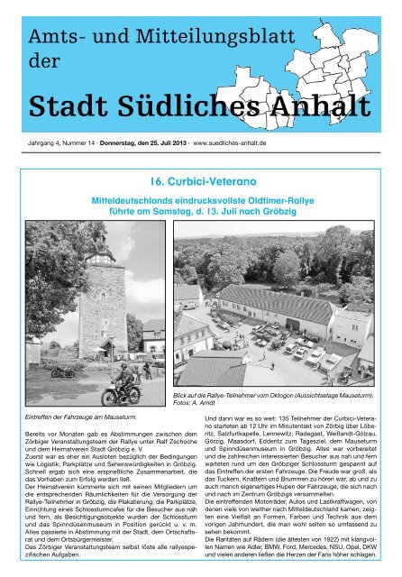 Amtsblatt Nr. 14 - Stadt Südliches Anhalt