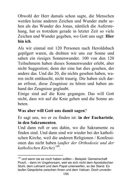 Ein Wegweiser - Br.Thomas-Apostolats