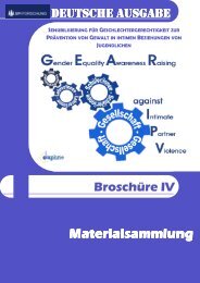 German GEAR against IPV Booklet IV (Students Activities Book)