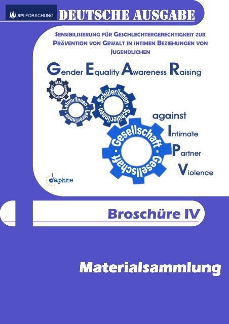 German GEAR against IPV Booklet IV (Students Activities Book)