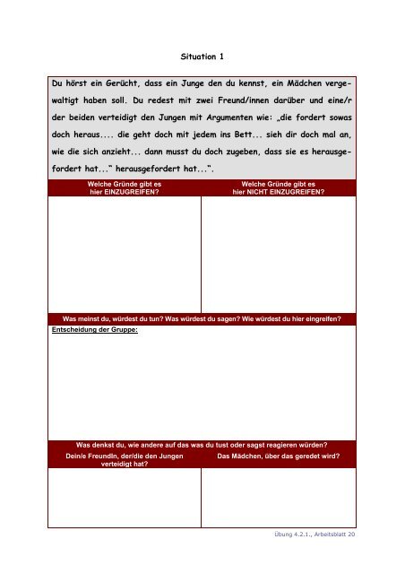 German GEAR against IPV Booklet IV (Students Activities Book)