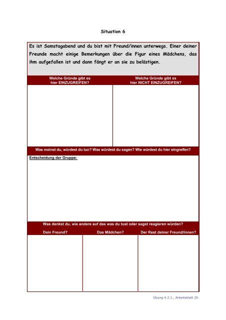 German GEAR against IPV Booklet IV (Students Activities Book)