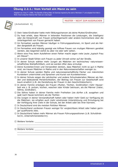 German GEAR against IPV Booklet IV (Students Activities Book)