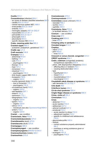 Certain infectious and parasitic diseases