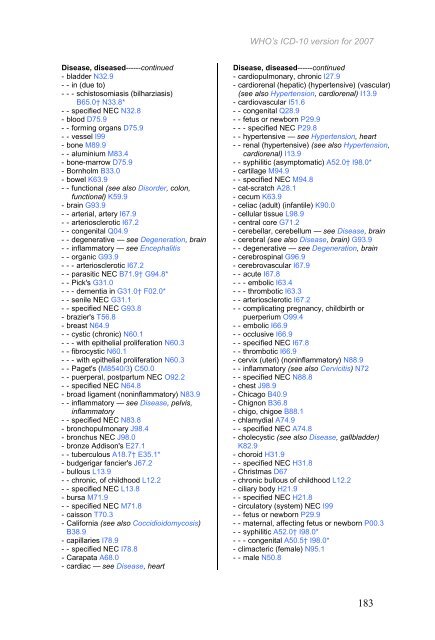 Certain infectious and parasitic diseases