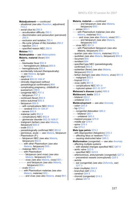 Certain infectious and parasitic diseases