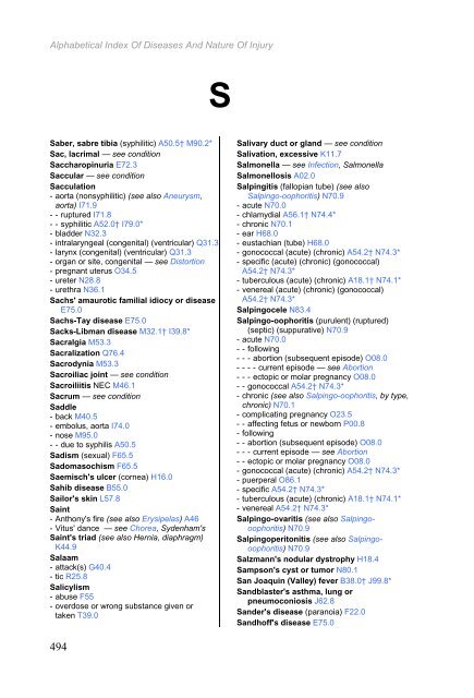 Certain infectious and parasitic diseases