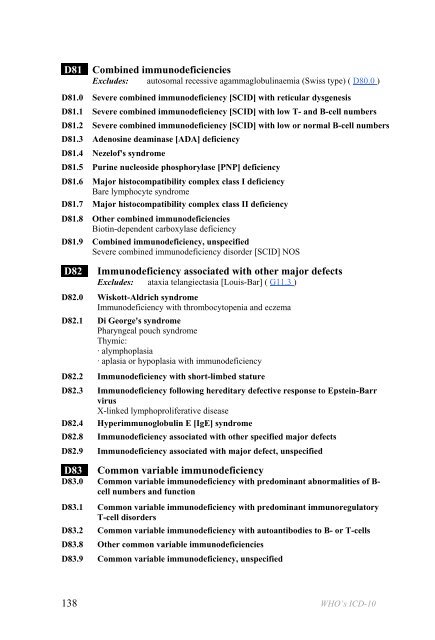 Certain infectious and parasitic diseases