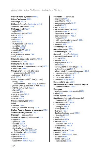 Certain infectious and parasitic diseases