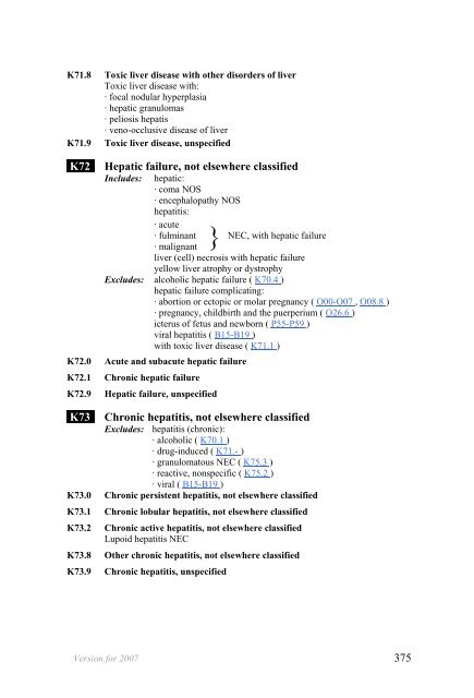 Certain infectious and parasitic diseases