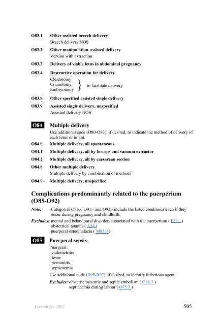 Certain infectious and parasitic diseases