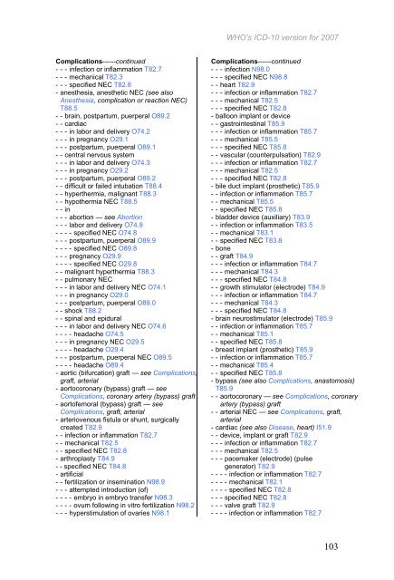 Certain infectious and parasitic diseases