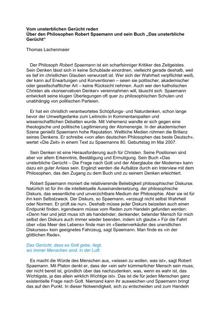 pdf, 41kb - Institut für Glaube und Wissenschaft
