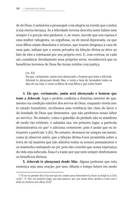 Comentário de Salmos - Vol 4