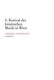 8. Festival der kroatischen Musik in Wien