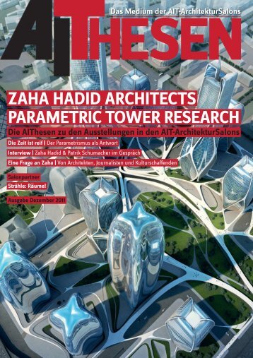 zaha hadid architects parametric tower research - Hamburg - AIT ...