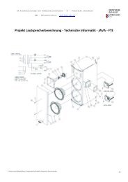 Projekt Lautsprecherberechnung - Udo Matthias Munz