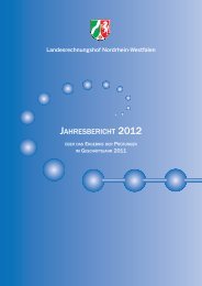 JB 2012 - Landesrechnungshof des Landes Nordrhein-Westfalen ...