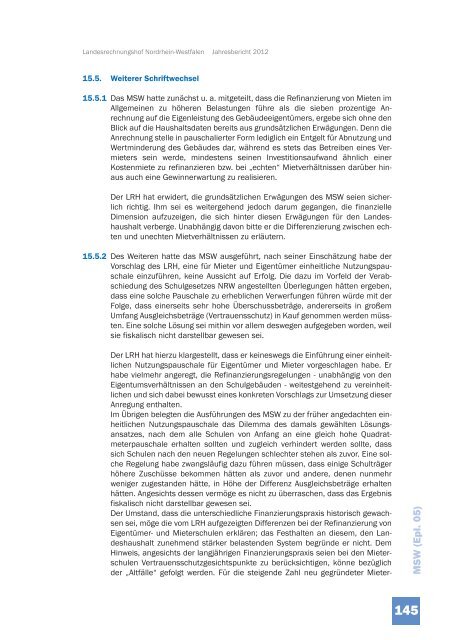 JB 2012 - Landesrechnungshof des Landes Nordrhein-Westfalen ...