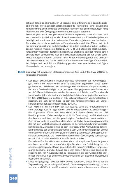 JB 2012 - Landesrechnungshof des Landes Nordrhein-Westfalen ...