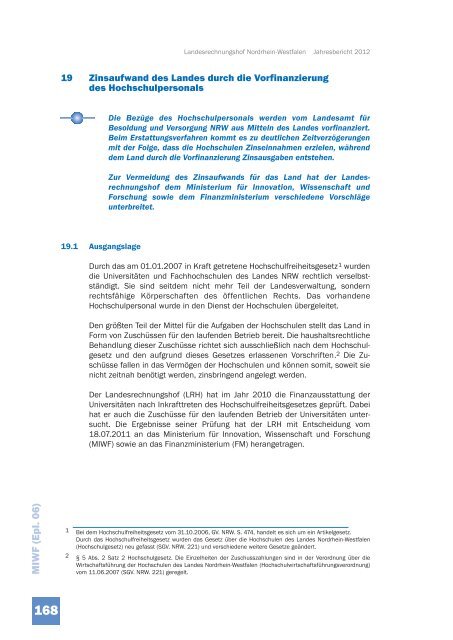 JB 2012 - Landesrechnungshof des Landes Nordrhein-Westfalen ...