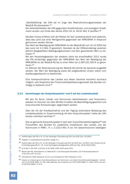 JB 2012 - Landesrechnungshof des Landes Nordrhein-Westfalen ...