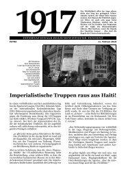 Imperialisten raus aus Haiti! - International Bolshevik Tendency
