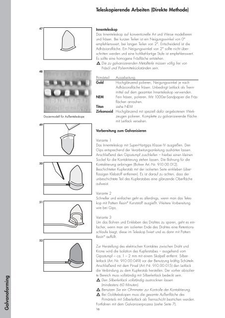 GAMMAT free, Galvanoforming/Vergoldung - Gramm Technik