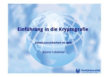 Einführung in die Kryptografie